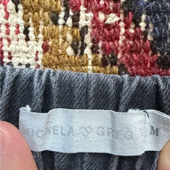 Micaela Greg Barrel Pant in soft faded black denim M - Picture 4 of 7